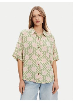Roxy Koszula Beach Nostalgia ERJWT03665 Zielony Regular Fit ze sklepu MODIVO w kategorii Koszule damskie - zdjęcie 183751585