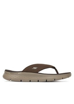 Skechers Japonki Go Walk Flex Sandal-Vallejo 229202/CHOC Brązowy ze sklepu MODIVO w kategorii Klapki męskie - zdjęcie 183751615
