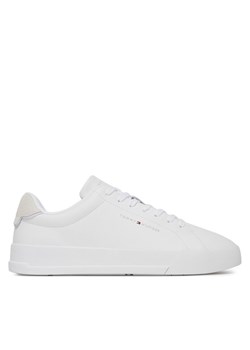 Tommy Hilfiger Sneakersy Th Court Lth Detail Ess FM0FM05367 Biały ze sklepu MODIVO w kategorii Buty sportowe męskie - zdjęcie 183751626