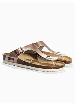 Sunbay Japonki &quot;Camelia&quot; w kolorze różowozłotym ze sklepu Limango Polska w kategorii Klapki damskie - zdjęcie 183753936