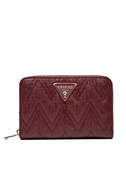 Guess Mały Portfel Damski SWGG95 02140 Bordowy ze sklepu MODIVO w kategorii Portfele damskie - zdjęcie 183754345