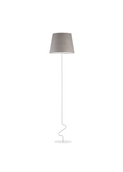 Skandynawska lampa stojąca z szarym abażurem SURAT VELUR ze sklepu Lysne w kategorii Lampy podłogowe - zdjęcie 183754676