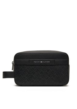 Kosmetyczka Tommy Hilfiger AM0AM13049 Czarny ze sklepu eobuwie.pl w kategorii Kosmetyczki - zdjęcie 183756195