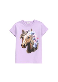 Coccodrillo T-Shirt WC5143222VGB Fioletowy Regular Fit ze sklepu MODIVO w kategorii Bluzki dziewczęce - zdjęcie 183757366