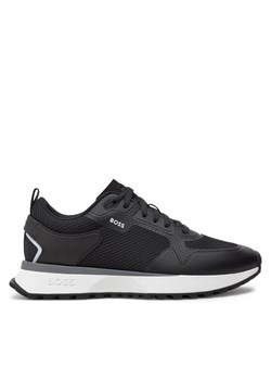 Sneakersy Boss Jonah Runn meth 50513195 Czarny ze sklepu eobuwie.pl w kategorii Buty sportowe męskie - zdjęcie 183757678