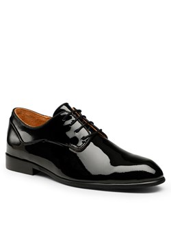 Gino Rossi Półbuty GIULIO-01 122AM Czarny ze sklepu MODIVO w kategorii Buty eleganckie męskie - zdjęcie 183758798