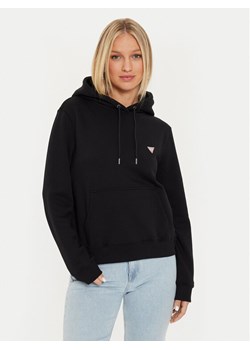 Guess Bluza W4YQ04 KC811 Czarny Classic Fit ze sklepu MODIVO w kategorii Bluzy damskie - zdjęcie 183759437