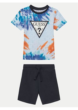 Guess Komplet t-shirt i spodenki N5GG01 K8HM4 Kolorowy Regular Fit ze sklepu MODIVO w kategorii Komplety chłopięce - zdjęcie 183759439