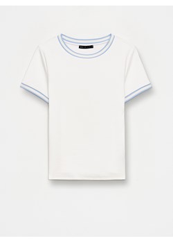 Mohito - T-shirt z krótkim rękawem - biały ze sklepu Mohito w kategorii Bluzki damskie - zdjęcie 183759818