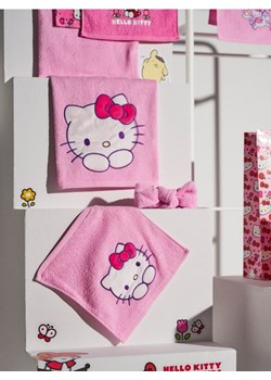 Sinsay - Zestaw ręczników i opaska na głowę Hello Kitty - różowy ze sklepu Sinsay w kategorii Ręczniki - zdjęcie 183760389
