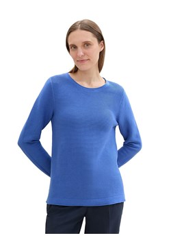 Tom Tailor Sweter w kolorze niebieskim ze sklepu Limango Polska w kategorii Swetry damskie - zdjęcie 183762347