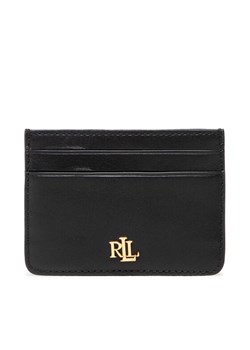 Etui na karty kredytowe Lauren Ralph Lauren Slim Card 432876732001 Czarny ze sklepu eobuwie.pl w kategorii Etui - zdjęcie 183764386