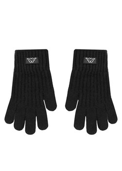 Rękawiczki Kappa KAP-U6-002-AW24 Czarny ze sklepu eobuwie.pl w kategorii Rękawiczki damskie - zdjęcie 183764397