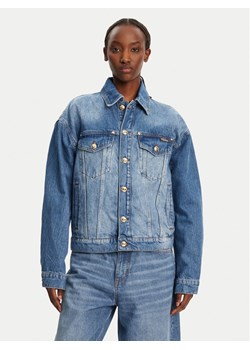 Just Cavalli Kurtka jeansowa 78PAS4O3 Niebieski Regular Fit ze sklepu MODIVO w kategorii Kurtki damskie - zdjęcie 183764938