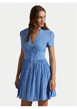 Polo Ralph Lauren Sukienka letnia 211969150001 Niebieski Regular Fit ze sklepu MODIVO w kategorii Sukienki - zdjęcie 183765005