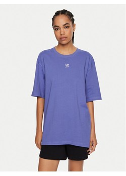 adidas T-Shirt Essentials Boyfriend IY7327 Niebieski Oversize ze sklepu MODIVO w kategorii Bluzki damskie - zdjęcie 183765016