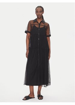 LOLA CASADEMUNT Sukienka codzienna LS2516018 Czarny Regular Fit ze sklepu MODIVO w kategorii Sukienki - zdjęcie 183765235