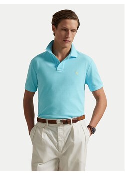 Polo Ralph Lauren Polo 710536856449 Turkusowy Slim Fit ze sklepu MODIVO w kategorii T-shirty męskie - zdjęcie 183765246