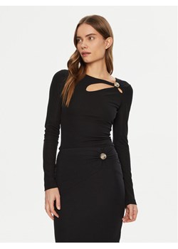 Guess Bluzka W5RP12 KAQL2 Czarny Regular Fit ze sklepu MODIVO w kategorii Bluzki damskie - zdjęcie 183765247