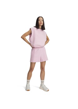 Damskie spodenki dresowe Under Armour UA Unstoppable Fleece Short - różowe ze sklepu Sportstylestory.com w kategorii Szorty - zdjęcie 183768907