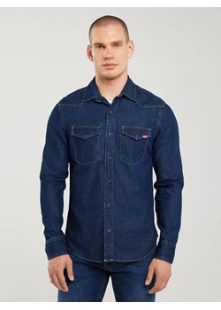 Koszula męska jeansowa granatowa Chuck 761 ze sklepu Big Star w kategorii Koszule męskie - zdjęcie 183768978