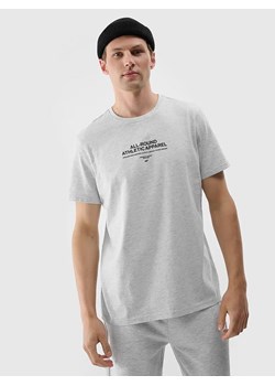 4F Koszulka w kolorze szarym ze sklepu Limango Polska w kategorii T-shirty męskie - zdjęcie 183770239