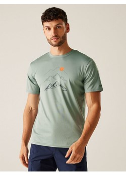 Regatta Koszulka &quot;Fingal IX&quot; w kolorze zielonym do biegania ze sklepu Limango Polska w kategorii T-shirty męskie - zdjęcie 183771196