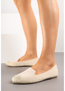 Beżowe Espadryle z Motywem Plecionki Ralomea ze sklepu renee.pl w kategorii Espadryle damskie - zdjęcie 183772558