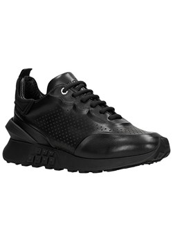 Wojas Skórzane sneakersy w kolorze czarnym ze sklepu Limango Polska w kategorii Buty sportowe damskie - zdjęcie 183772966