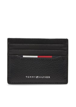Etui na karty kredytowe Tommy Hilfiger Central Cc Holder AM0AM13512 Czarny ze sklepu eobuwie.pl w kategorii Portfele męskie - zdjęcie 183775259