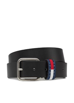 Pasek Męski Tommy Jeans Ryan 3.5 AM0AM13415 Czarny ze sklepu eobuwie.pl w kategorii Paski męskie - zdjęcie 183775285