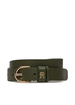 Pasek Damski Tommy Hilfiger AW0AW16798 Khaki ze sklepu eobuwie.pl w kategorii Paski damskie - zdjęcie 183775305
