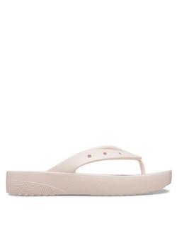 Japonki Crocs Classic Platform Flip W 207714 Różowy ze sklepu eobuwie.pl w kategorii Klapki damskie - zdjęcie 183775339