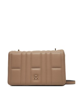 Torebka Tommy Hilfiger AW0AW17454 Beżowy ze sklepu eobuwie.pl w kategorii Listonoszki - zdjęcie 183775376