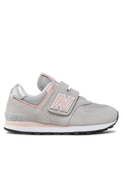 Sneakersy New Balance PV574EVK Szary ze sklepu eobuwie.pl w kategorii Buty sportowe dziecięce - zdjęcie 183775419