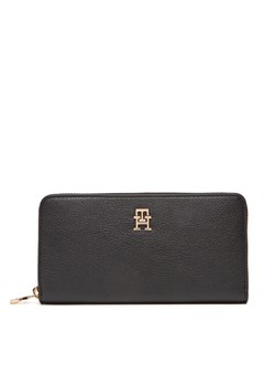 Duży Portfel Męski Tommy Hilfiger Th Distinct Lrg Za AW0AW17482 Czarny ze sklepu eobuwie.pl w kategorii Portfele damskie - zdjęcie 183775437