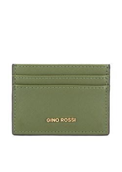 Etui na karty kredytowe Gino Rossi QYL0023 Zielony ze sklepu eobuwie.pl w kategorii Portfele damskie - zdjęcie 183775445