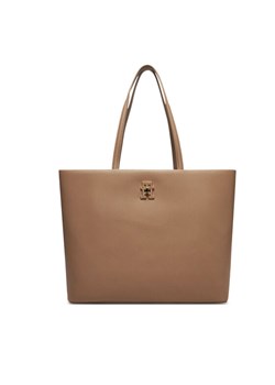 Torebka Tommy Hilfiger Th Modern Tote AW0AW17528 Beżowy ze sklepu eobuwie.pl w kategorii Torby Shopper bag - zdjęcie 183775545