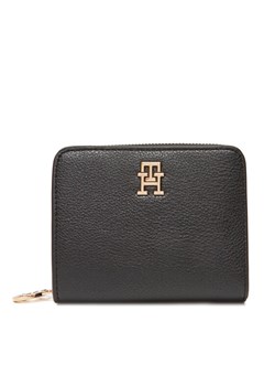 Mały Portfel Damski Tommy Hilfiger Th Distinct Med Za AW0AW17473 Czarny ze sklepu eobuwie.pl w kategorii Portfele damskie - zdjęcie 183775668