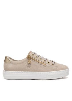 Rieker Sneakersy L59L1-60 Beżowy ze sklepu MODIVO w kategorii Buty sportowe damskie - zdjęcie 183778349