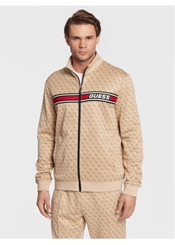 Guess Bluza Korbin Z2BQ06 FL04Q Beżowy Regular Fit ze sklepu MODIVO w kategorii Bluzy męskie - zdjęcie 183778396
