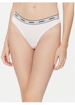 HUGO Komplet 3 par stringów 50480150 Biały ze sklepu MODIVO w kategorii Majtki damskie - zdjęcie 183778397