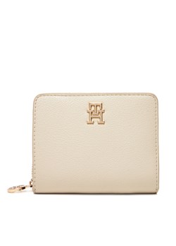 Tommy Hilfiger Mały Portfel Damski Th Distinct Med Za AW0AW17473 Écru ze sklepu MODIVO w kategorii Portfele damskie - zdjęcie 183778426