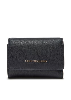 Tommy Hilfiger Mały Portfel Damski Th Logotape Trifold AW0AW17477 Granatowy ze sklepu MODIVO w kategorii Portfele damskie - zdjęcie 183778539