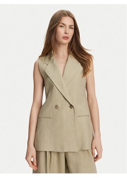 Marella Kamizelka Dramma 2513281012200 Khaki Regular Fit ze sklepu MODIVO w kategorii Kamizelki damskie - zdjęcie 183778608