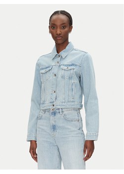 Patrizia Pepe Kurtka jeansowa 8O0170/D1WZB-CA49 Niebieski Regular Fit ze sklepu MODIVO w kategorii Kurtki damskie - zdjęcie 183778638
