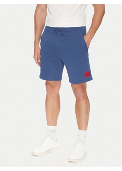 HUGO Szorty sportowe Diz222 50466196 Niebieski Regular Fit ze sklepu MODIVO w kategorii Spodenki męskie - zdjęcie 183778677