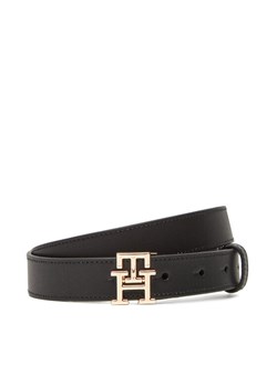 Tommy Hilfiger Pasek Damski Th Modern 2.5 AW0AW17496 Czarny ze sklepu MODIVO w kategorii Paski damskie - zdjęcie 183778685