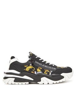 Sneakersy Versace Jeans Couture 78YA3SI5 Czarny ze sklepu eobuwie.pl w kategorii Buty sportowe męskie - zdjęcie 183781908