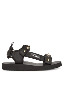 Sandały Versace Jeans Couture 78YA3S7C Czarny ze sklepu eobuwie.pl w kategorii Sandały męskie - zdjęcie 183781945